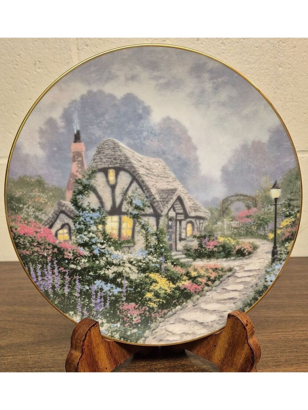 Chandler's Cottage Collector's Plate by Thomas Kinkade - Limited Edition 1991